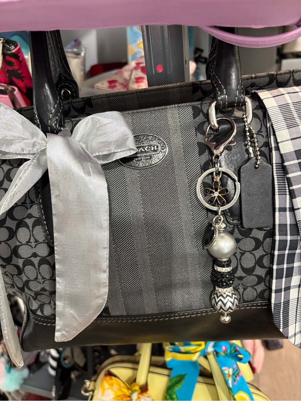 BUY 2 MIX & MATCH SPARKLY CHARMS & HOME SEWN SCARFS 2 for $25 SOME MATCH SCARF/C - Picture 12 of 13